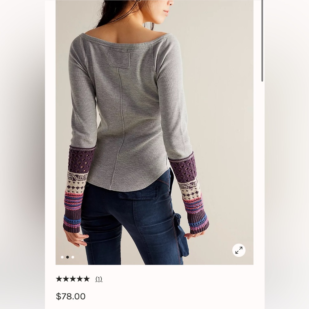 Free people long sleeve NWOT